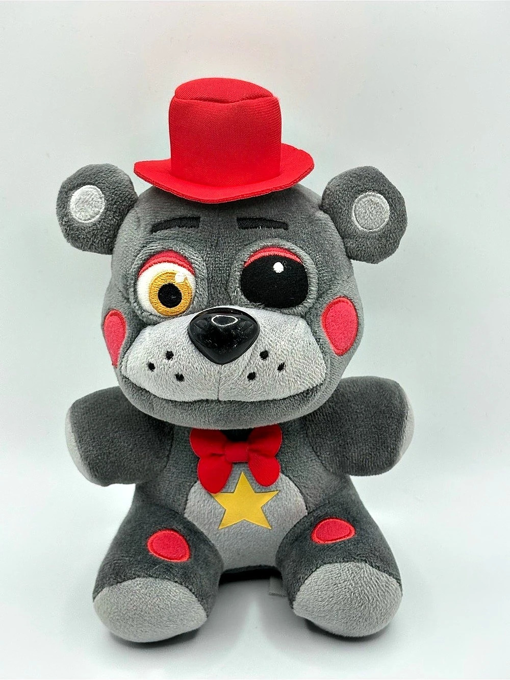 2021 Funko FNAF Lefty Plush 8" Pizzeria Simulator Grey Bear Authentic READ